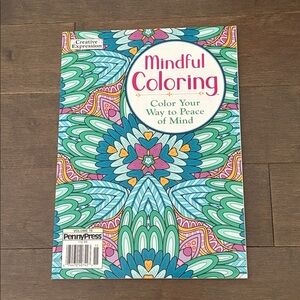 CREATIVE EXPRESSION Mindful Coloring Book, Vibrant Patterns Quotes Relax Calm